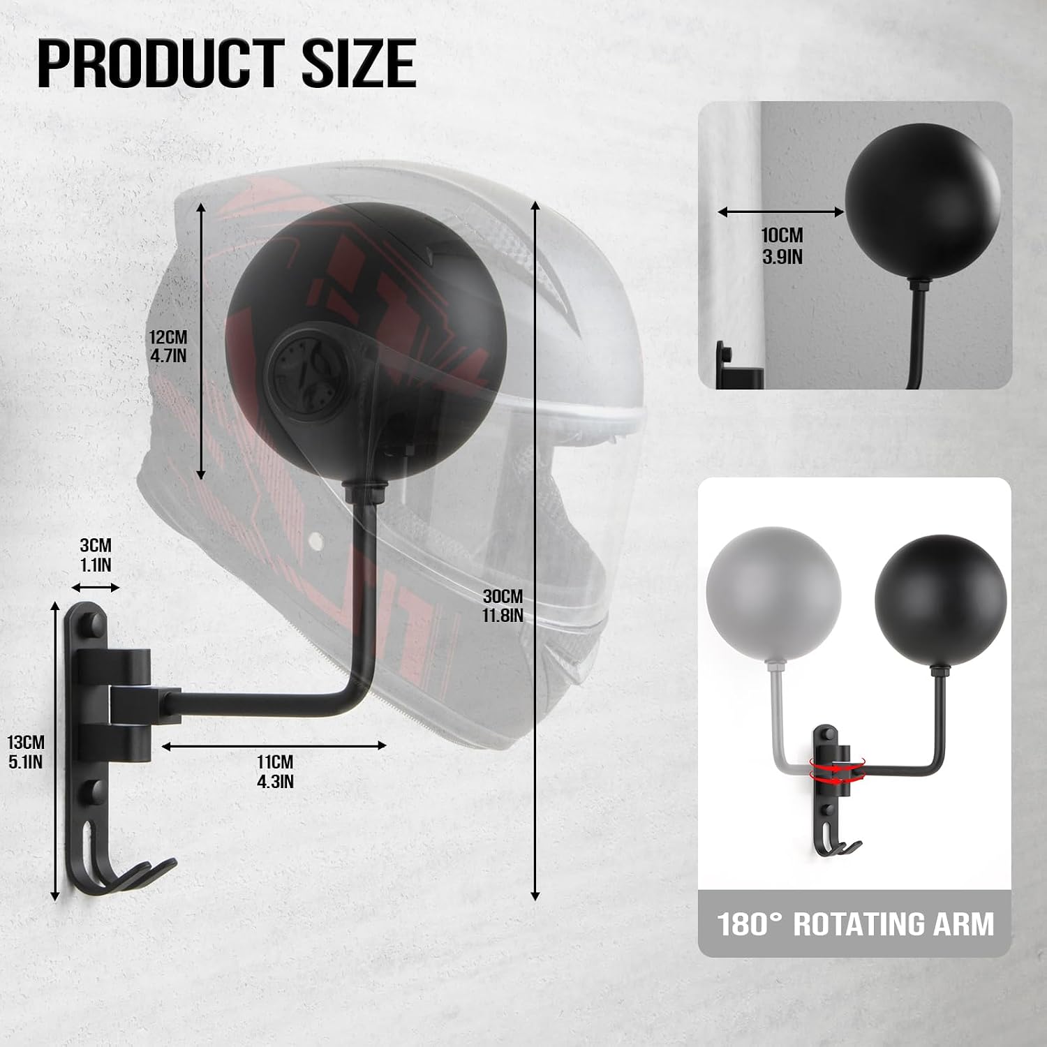 180° Rotating Wall Mount Motor - Motorcycle Gear Hanger review and price