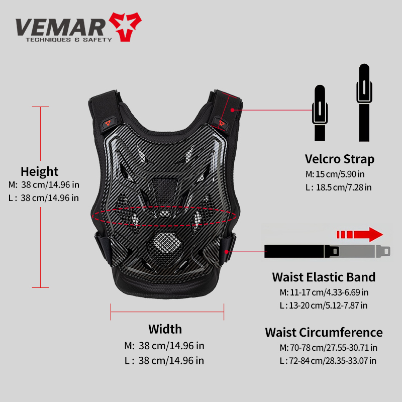 VEMAR Youth Motorcycle Chest P - Chest Protector Armor review and price