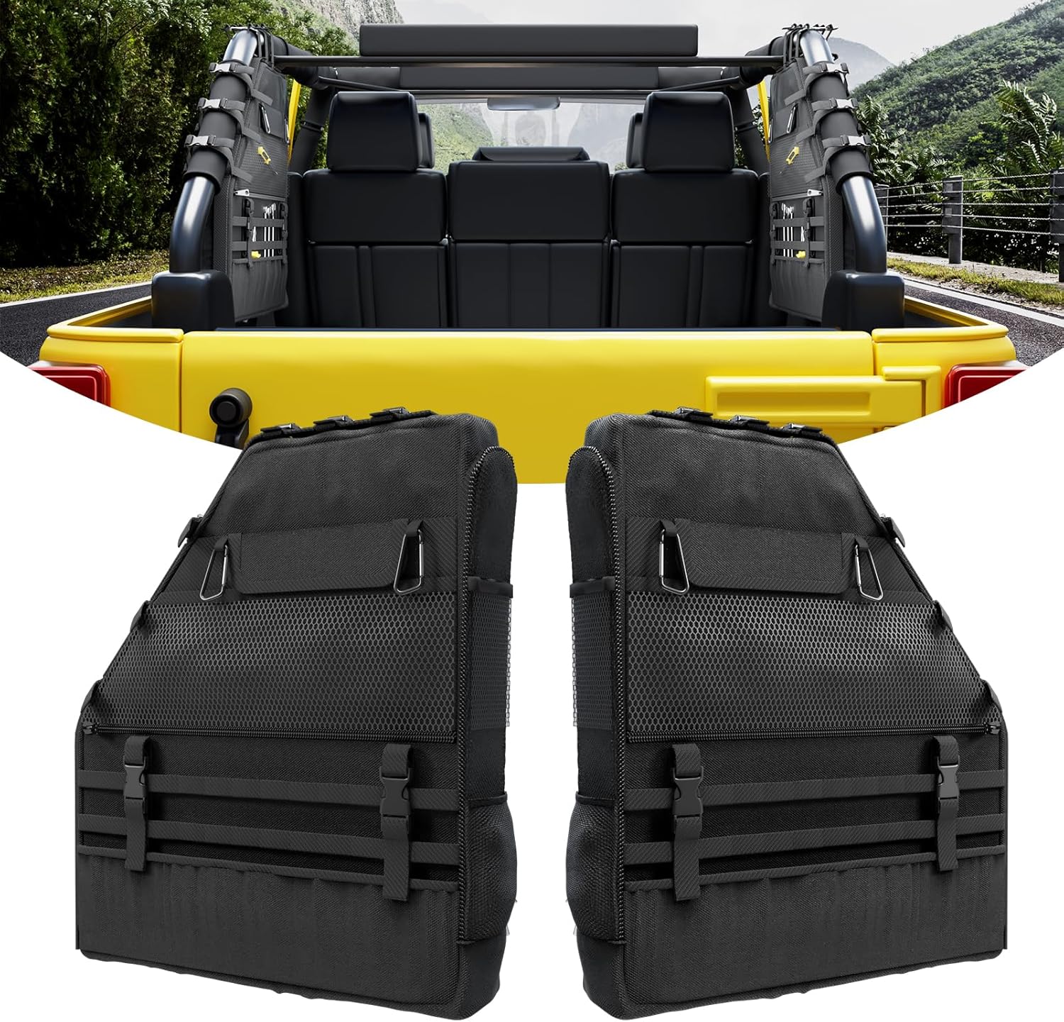 MIKKUPPA Roll Bar Storage Bag  - Tail Bag Rack review and price
