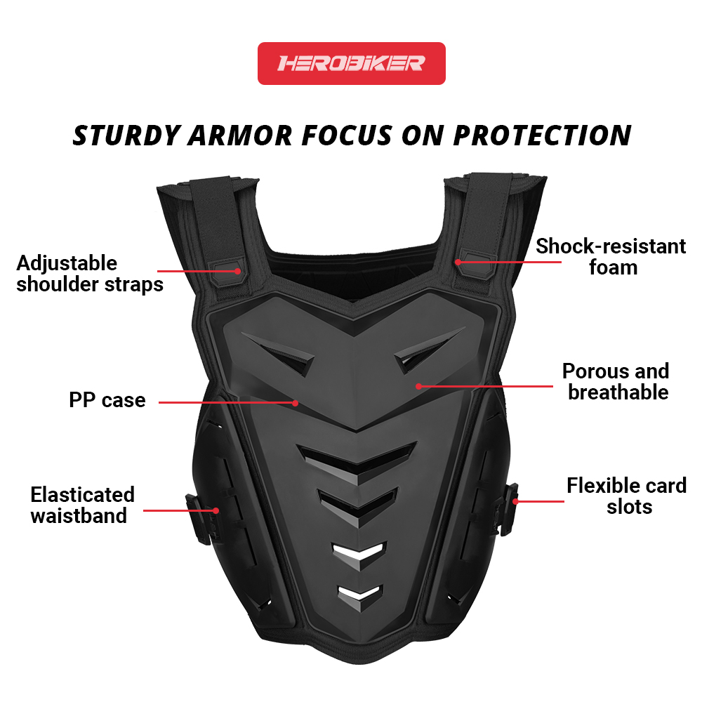 Motorcycle Body Armor Anti-Fal - Chest Protector Armor review and price
