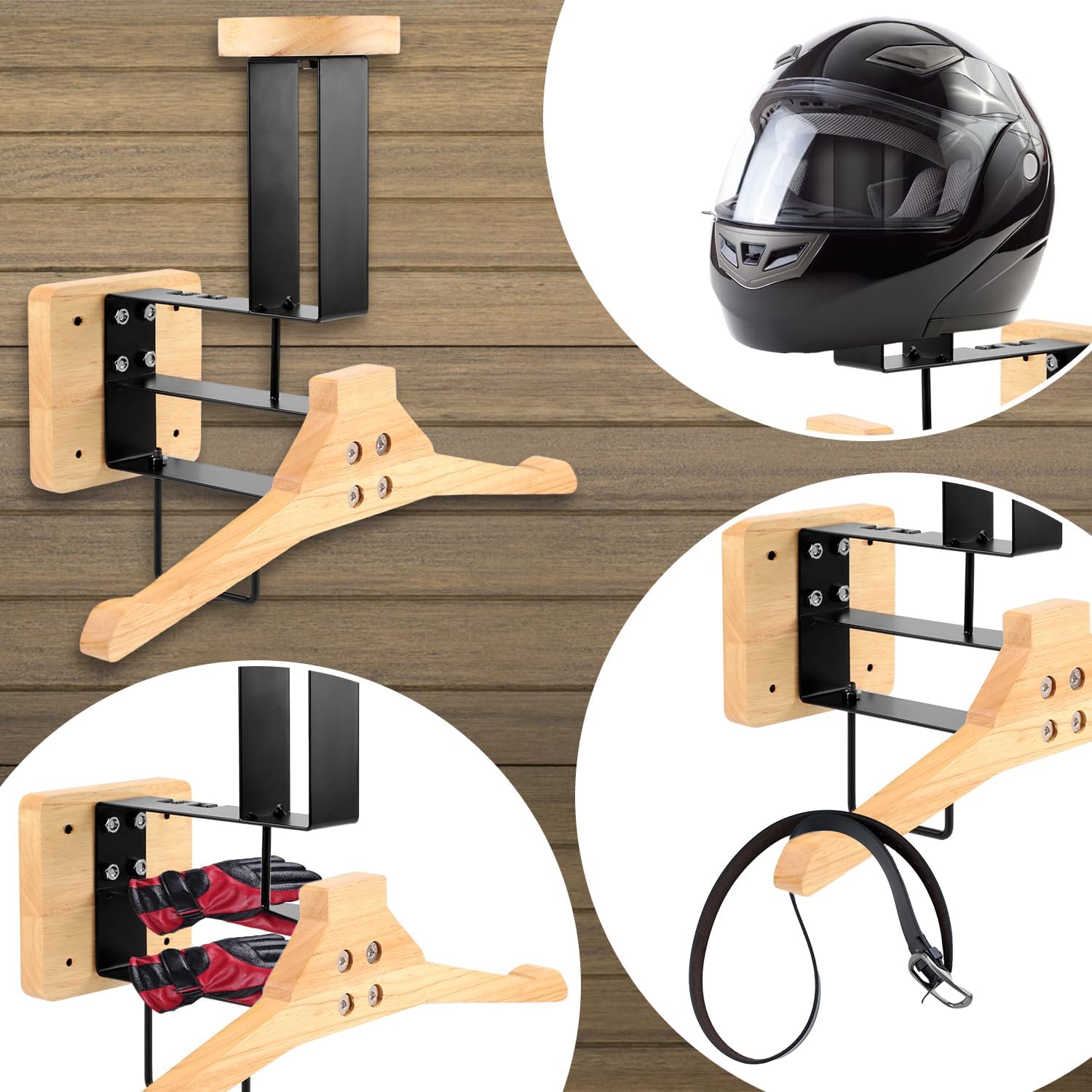 ​Motorcycle Helmet Holder Wall - Motorcycle Gear Hanger review and price
