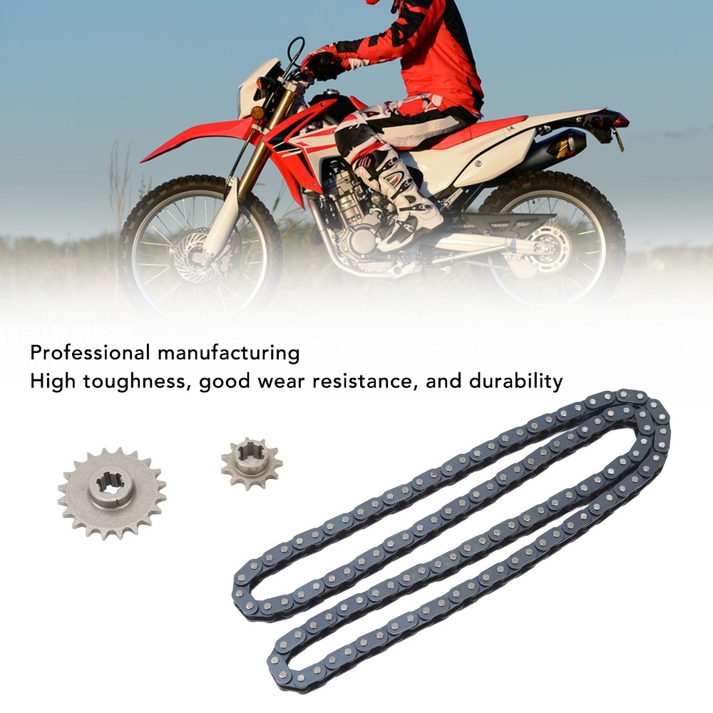 T8F 116 Links Drive Chain Kit  - Motorcycle Gear Kit review and price