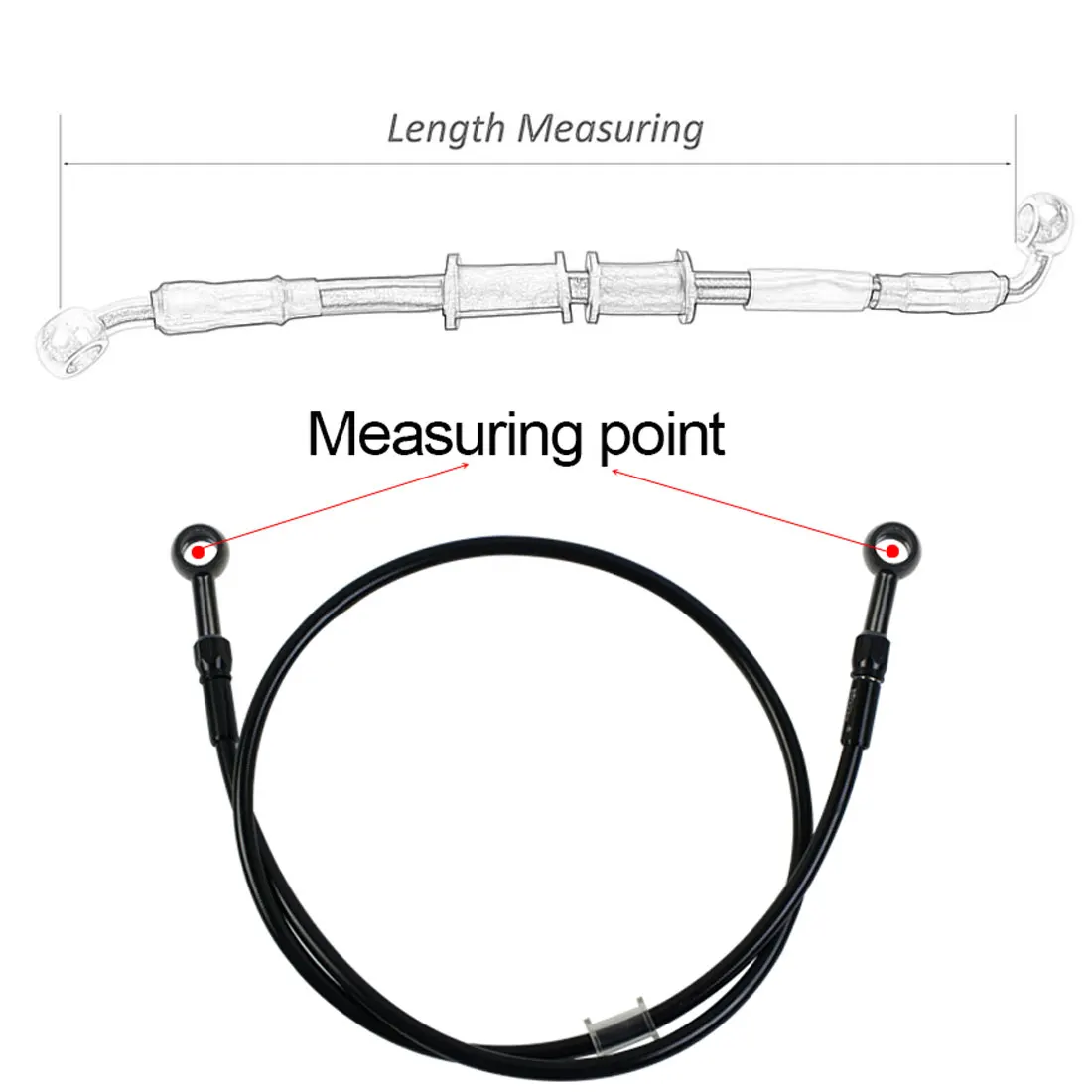 AN3 Braided Brake Hose Motorcy - Gear Clutch Motorcycle review and price