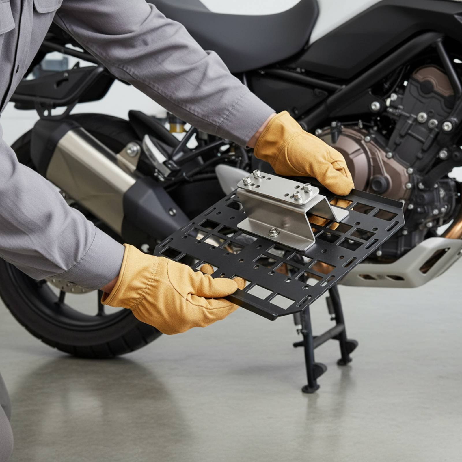Motorcycle Side Box Hanger Sty - Motorcycle Gear Hanger review and price