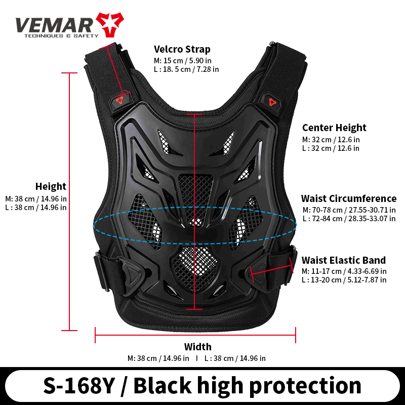 VEMAR Kids/Youth Motorcycle Bo - Chest Protector Armor review and price