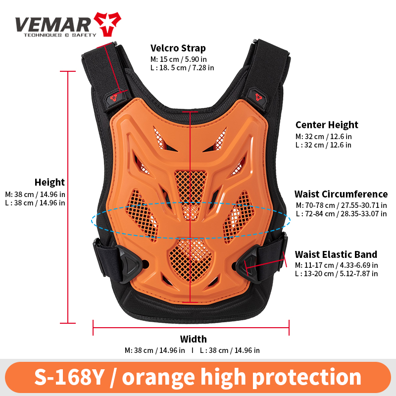 VEMAR Kids/Youth Motorcycle Bo - Chest Protector Armor review and price