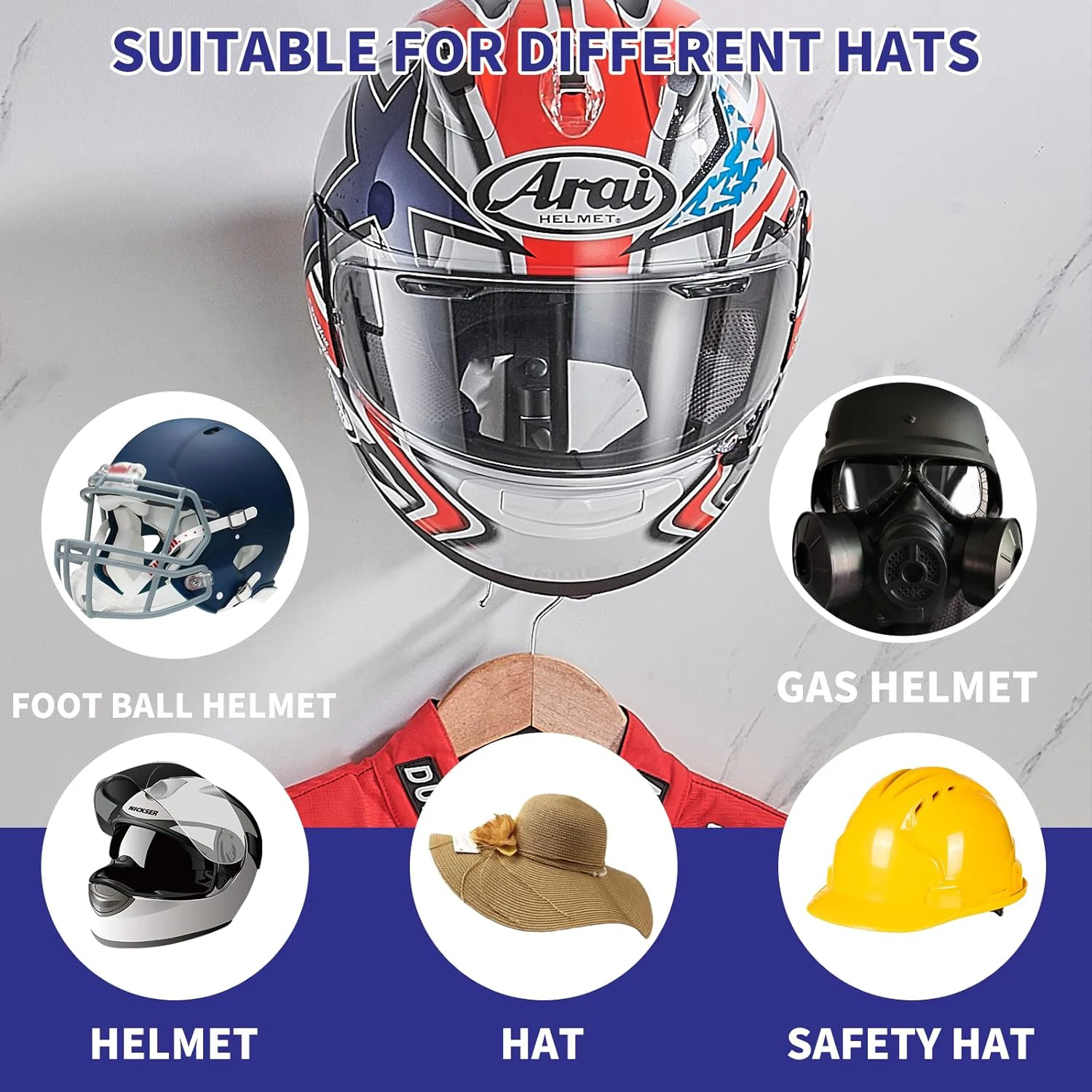 Motorcycle Helmet Rack Wall Mo - Motorcycle Gear Hanger review and price